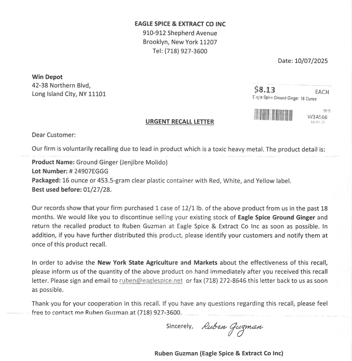 eagle-spice-recalls-2025